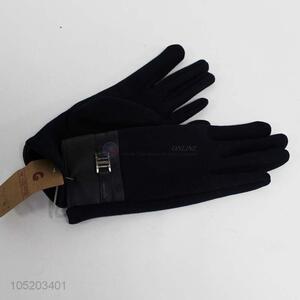 Factory wholesale women micro velvet <em>gloves</em> <em>winter</em> outdoor <em>gloves</em>