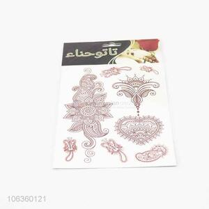 Unique Design Paper Tattoo Sticker