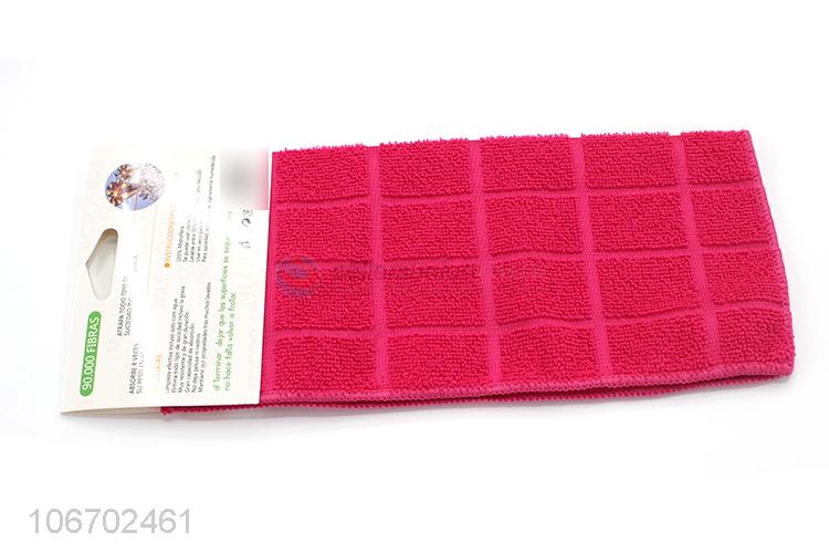 Promotional cheap kitchen cleaning cloth microfiber dish towel