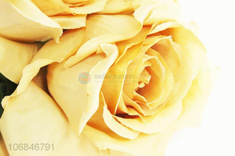 5头浅咖啡(6#色卡)玫瑰花