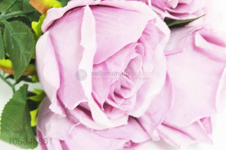 5头浅紫色(16#色卡)玫瑰花