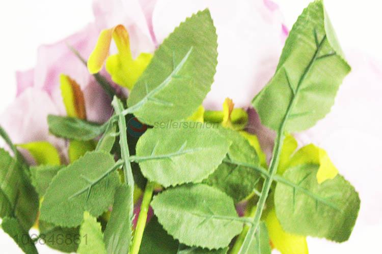 5头浅紫色(16#色卡)玫瑰花