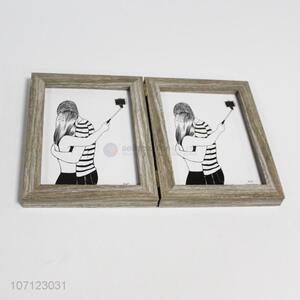 Wholesale home decor double sided folding photo frame