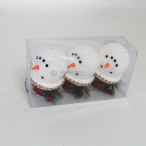 New design Christmas decoration hanging foam snowman ornaments