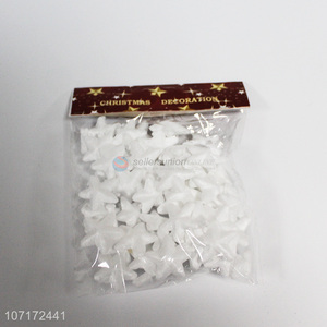 New products mini white foam Christmas star for Christmas decoration