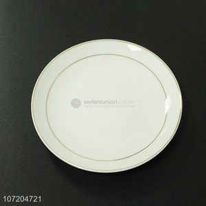 Factory Wholesale Round Ceramic Plate Fashion Dinnerware