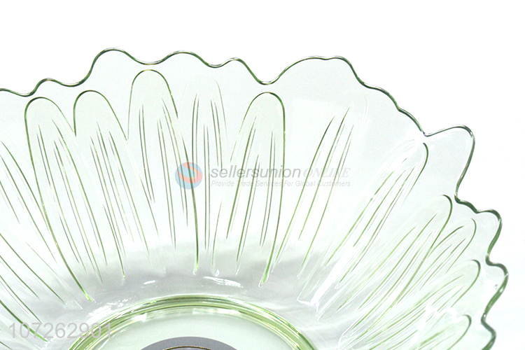 Wholesale Fashion Flowers Shaped Fruit Plate Resin Fruit Plate