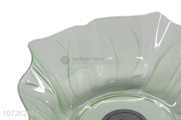 High Quality Home Use Clear Resin Fruit Plate