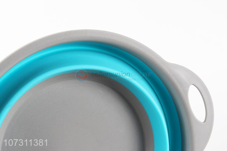 Factory direct sale food grade plastic folding bowl collapsible bowl