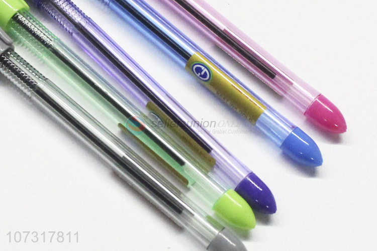 Hot sale multicolors plastic ball-point pens promotional pens