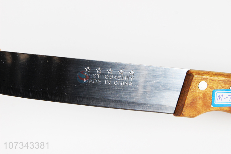 High Quality Kitchen Supplies Stainless Steel Kitchen Knife With Wooden Handle