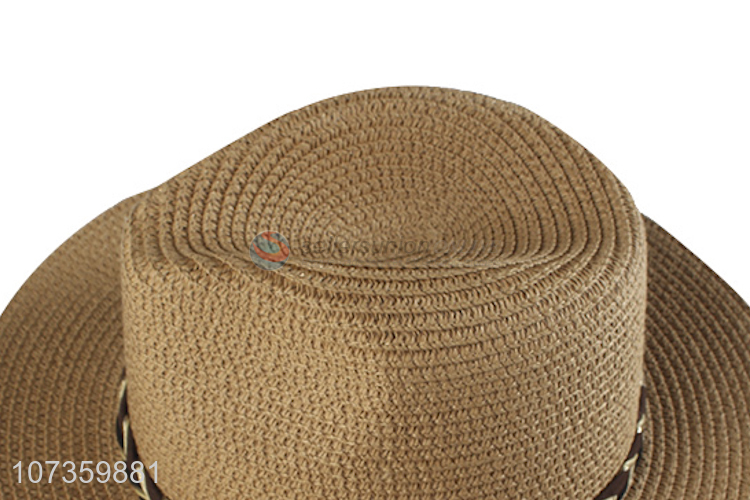 Hot Sale Wide-Brimmed Billycock Casual Straw Hat