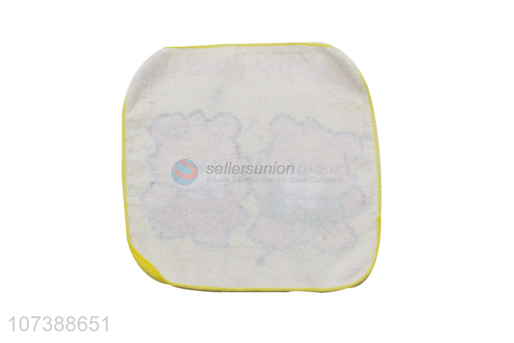 Good Quality Bear Pattern Square Face Towel For Kids