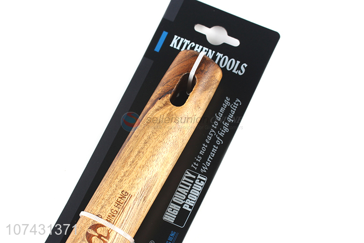 Competitive Price Bamboo Handle Stainless Steel Vegetable Fruit Peeler