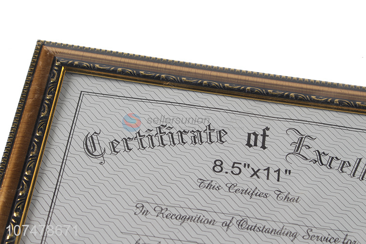 good quality Excellent Certificate frame best picture frame