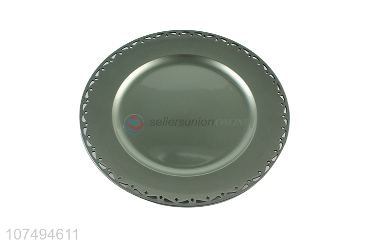 China factory food grade plastic cake plate steak plate