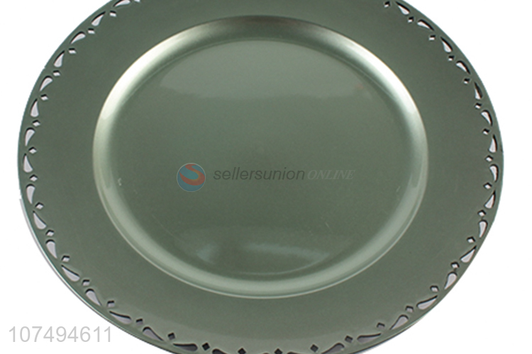 China factory food grade plastic cake plate steak plate