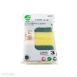 Wholesale 3 Pieces Sponge <em>Scouring</em> <em>Pad</em> Set