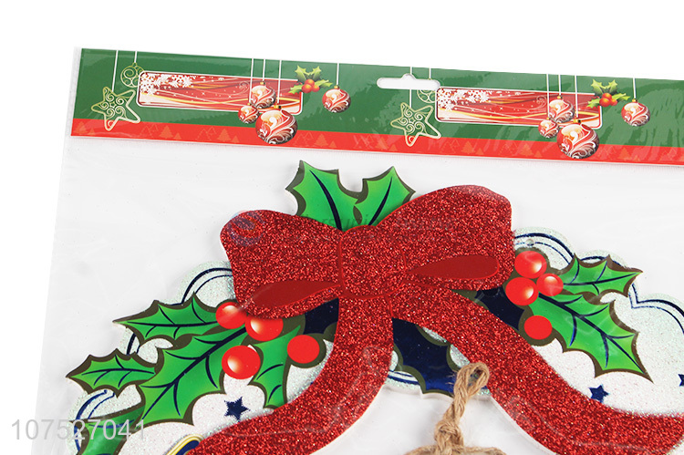Custom Christmas Wreath Pattern Christmas Stickers Ornaments