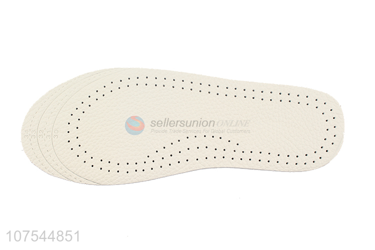Factory Sell Latex Cowhide Children Insoles Durable Breathable Insoles