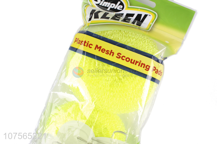 Bottom Price Cleaning Tools Plastic Mesh Scouring Pads