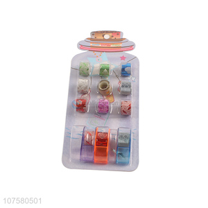 Wholesale Mini Colorful Adhesive Tape With Mini Tape Base Set