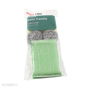 Hot Selling Sponge <em>Scouring</em> <em>Pad</em> Clean Ball Set