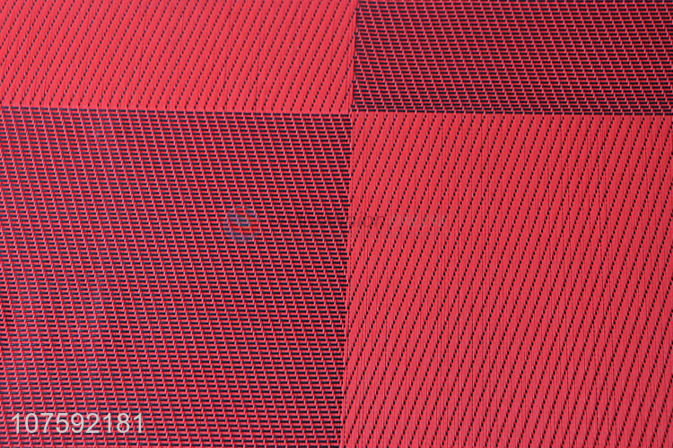Custom Rectangle PVC Placemat Fashion Non-Slip Table Mat