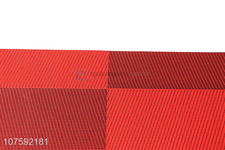 Custom Rectangle PVC Placemat Fashion Non-Slip Table Mat
