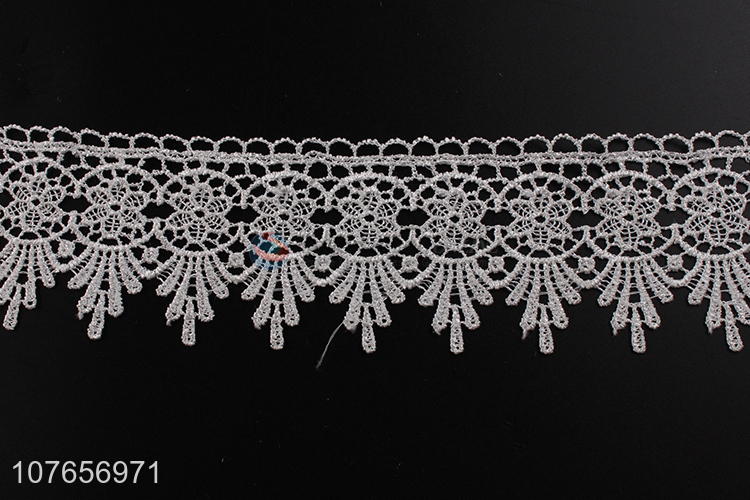 Classic design 6.5 cm wide lace trim for women dress