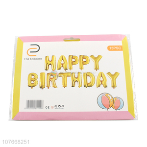 Hot product birthday party aluminum film balloon for decoration