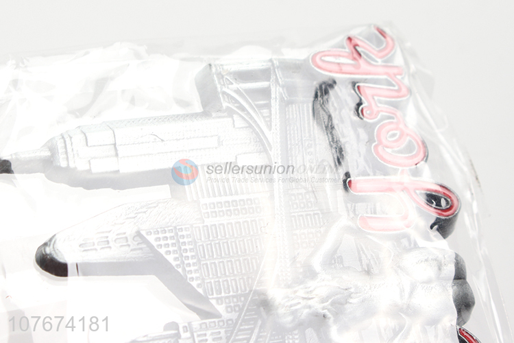 Low price good quality 3D metal fridge magnet for decoration