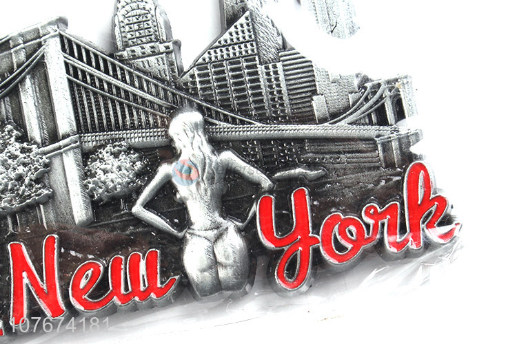 Low price good quality 3D metal fridge magnet for decoration