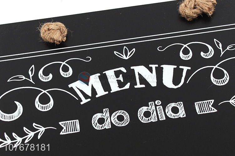 Creative square wooden wall-mounted blackboard painting blackboard