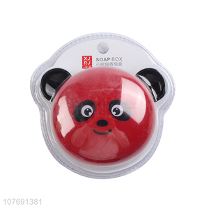 New product cartoon bear shape plastic <em>soap</em> dish <em>soap</em> <em>holder</em>