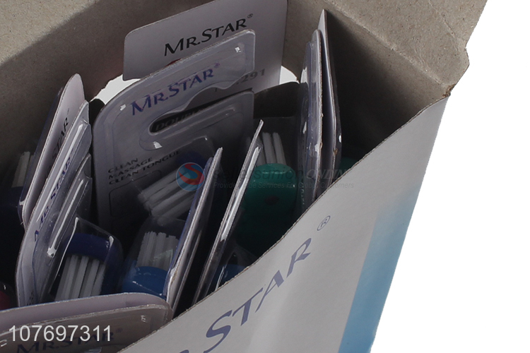 New product double effect deep clean toothbrush