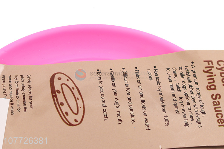 Attractive price new type flying saucer plate pets toy