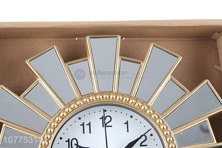 High quality Art Deco Mirror Craft Wall Clock Technology Wall Clock