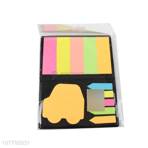 Custom logo creative colorful memo pad <em>sticky</em> <em>note</em> index bookmark