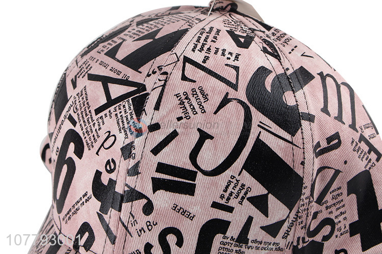 Fashion Tie-Dyed English Letters Baseball Hat Casual Sunhat