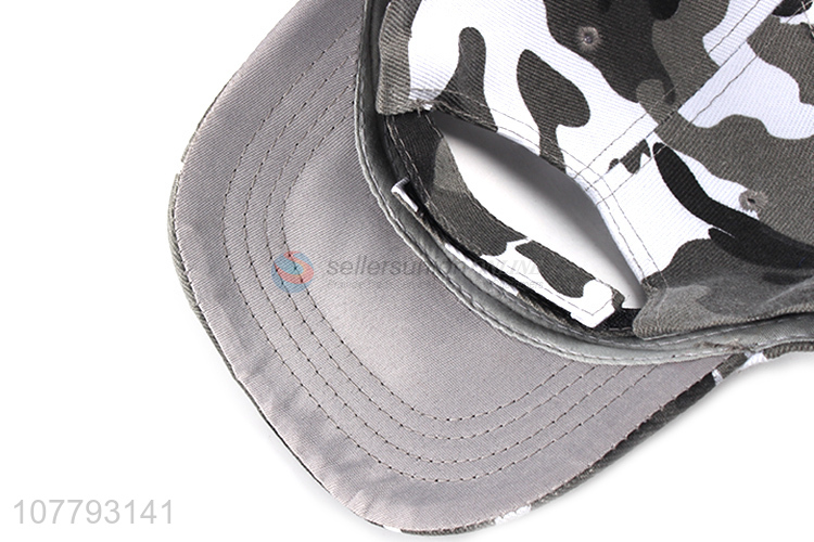 Good Price Polyester Camouflage Baseball Cap Fashion Sun Hat