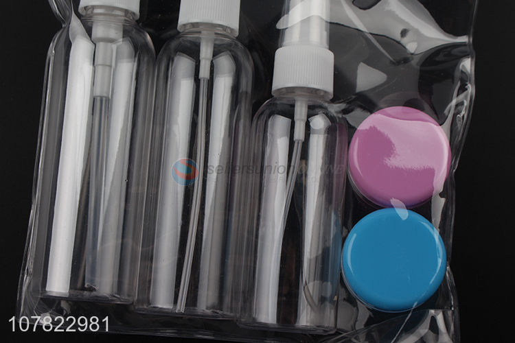 Good quality travel bottle set spray bottle shampoo cream bottle