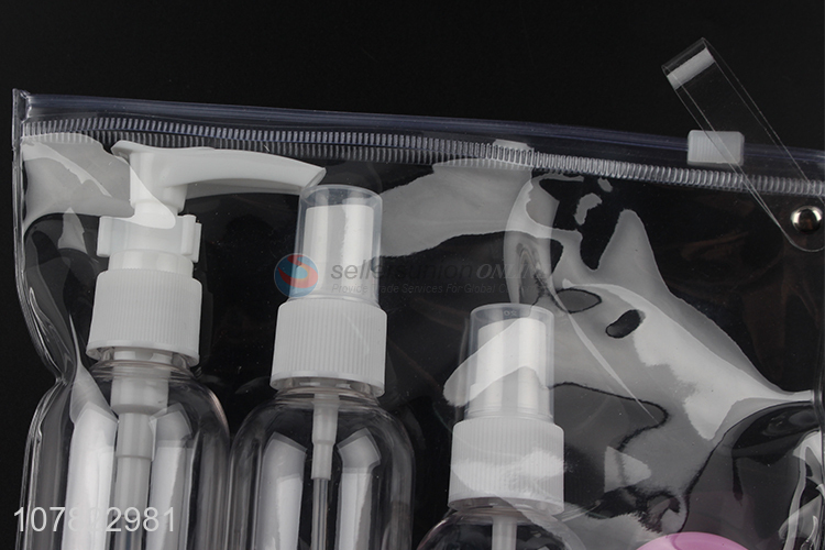 Good quality travel bottle set spray bottle shampoo cream bottle