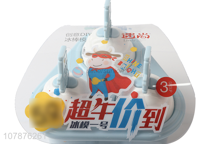 New product creative 3 group Whac-A-Mole plastic ice pop moulds