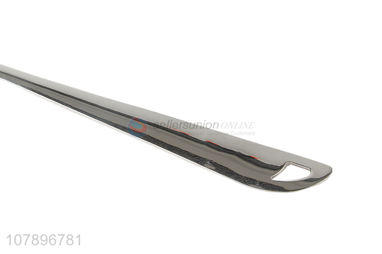 Factory wholesale silver long handle stainless steel colander