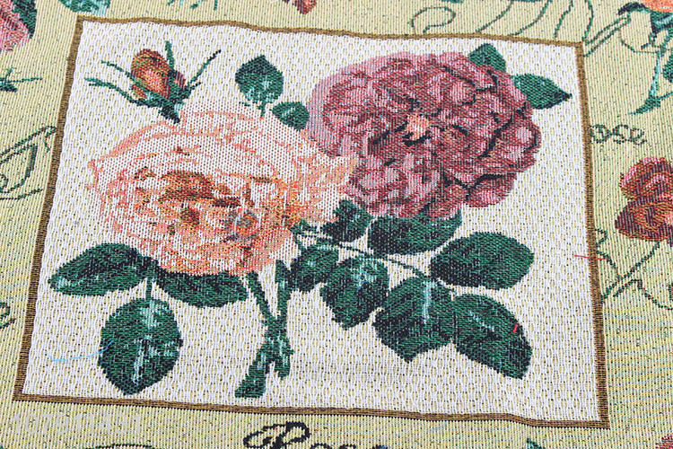 Fashion Design Flower Pattern Rectangle Placemat