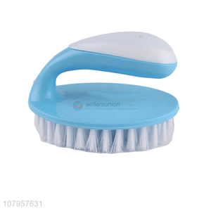 Yiwu direct sale blue plastic cleaning brush universal laundry brush