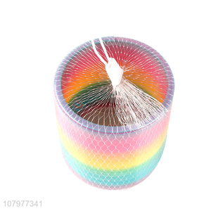 New arrival large magic rainbow circle spring toys for children