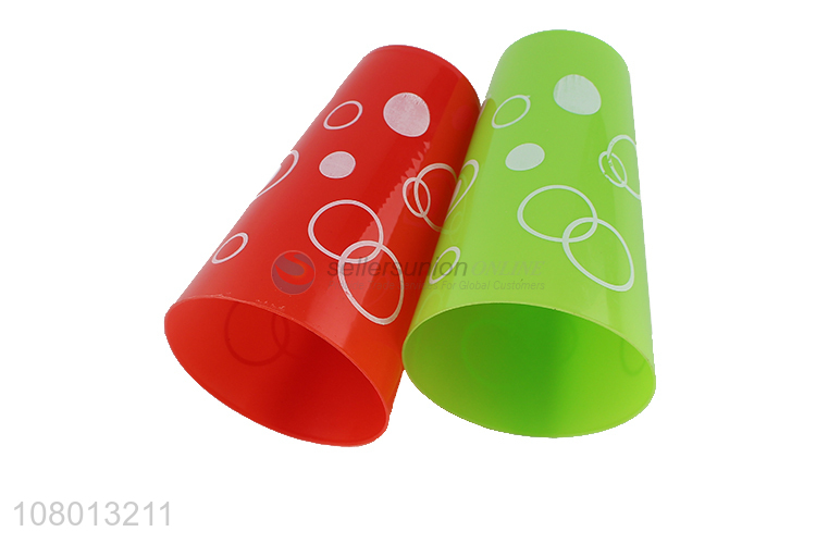 Low price wholesale multicolor plastic mouthwash cup water cup