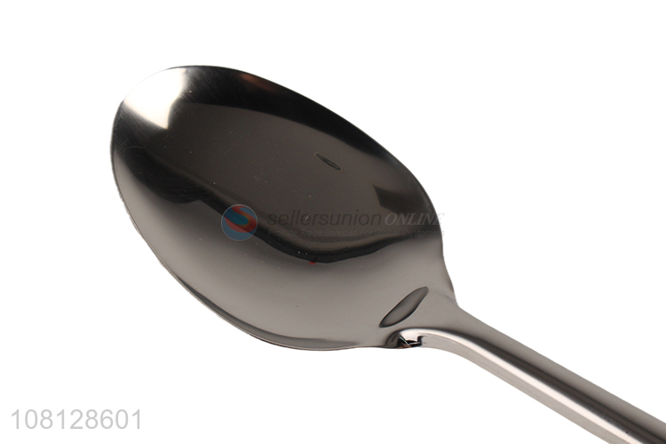 Online wholesale silver stainless steel restaurant dining spoon